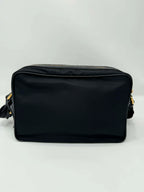 Prada Tessuto Nylon Camera Crossbody Bag Black
