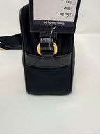 Prada Tessuto Nylon Camera Crossbody Bag Black