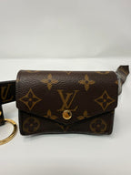 Louis Vuitton Monogram 30mm Daily Multi Pocket Belt 90 Size 31