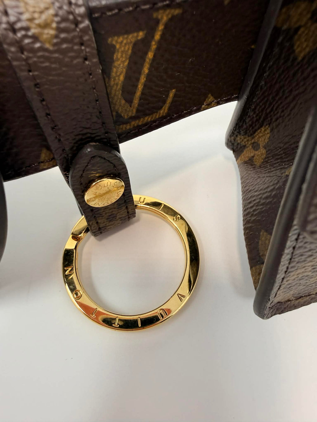 Louis Vuitton Monogram 30mm Daily Multi Pocket Belt 90 Size 31