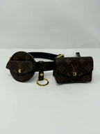 Louis Vuitton Monogram 30mm Daily Multi Pocket Belt 90 Size 31
