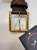 Louis Vuitton Monogram 30mm Daily Multi Pocket Belt 90 Size 31