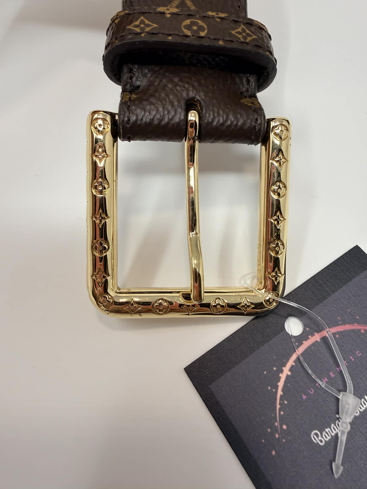 Louis Vuitton Monogram 30mm Daily Multi Pocket Belt 90 Size 31