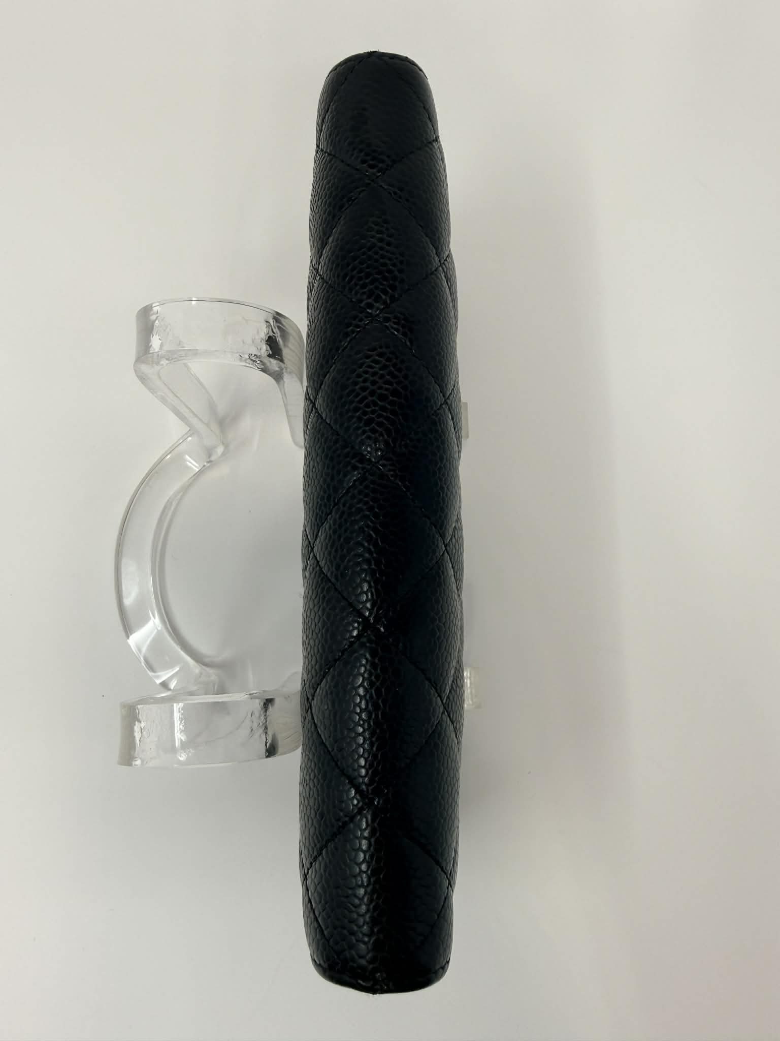 Chanel Caviar Quilted Large Gusset Full Size Zip Wallet