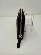 Chanel Caviar Quilted Large Gusset Full Size Zip Wallet