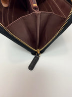 Chanel Caviar Quilted Large Gusset Full Size Zip Wallet