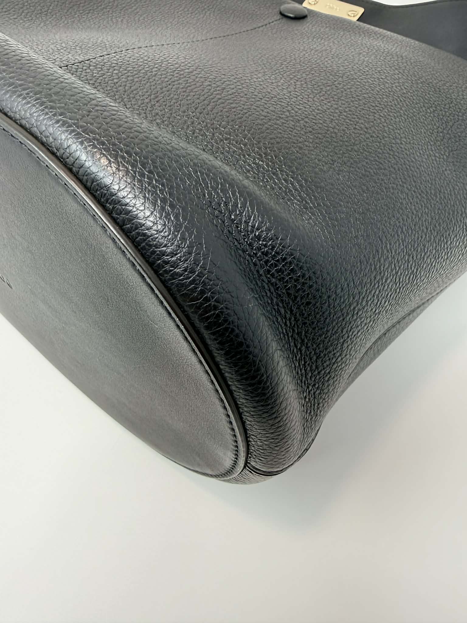 Chloe Key Calf Leather Bucket Bag