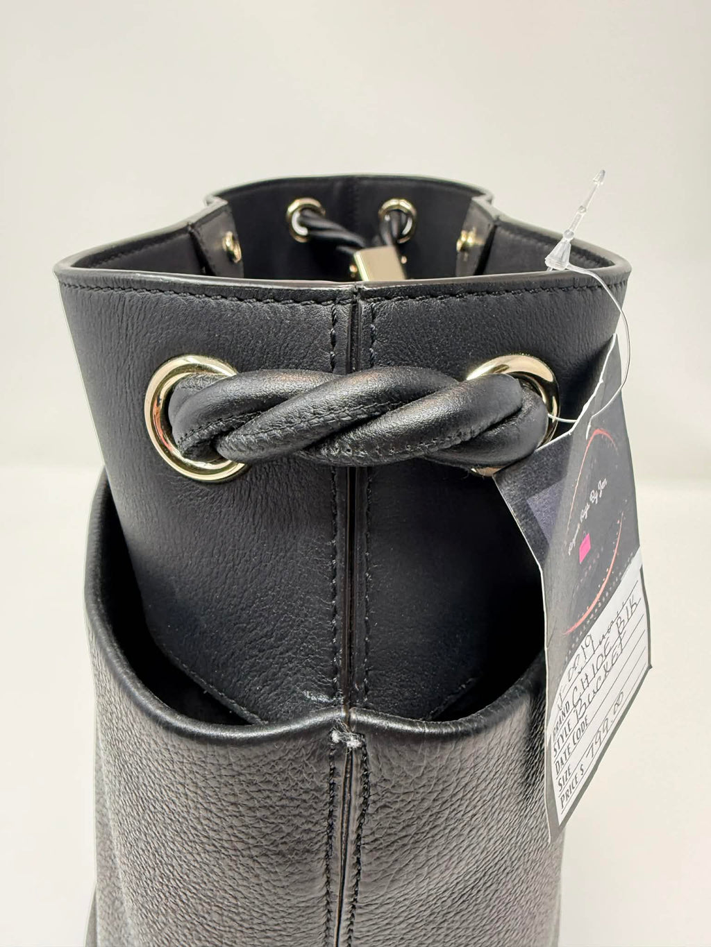 Chloe Key Calf Leather Bucket Bag