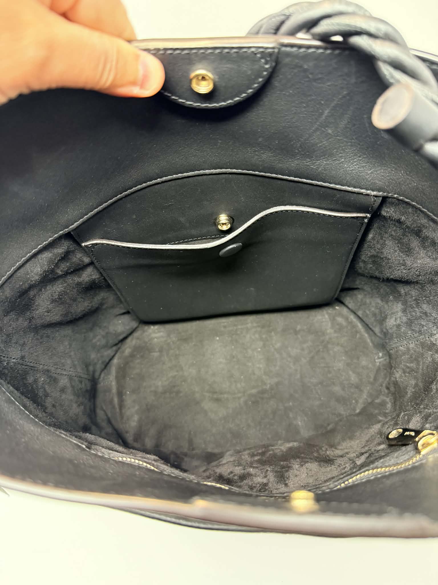 Chloe Key Calf Leather Bucket Bag