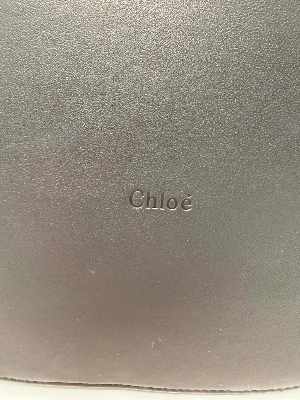 Chloe Key Calf Leather Bucket Bag