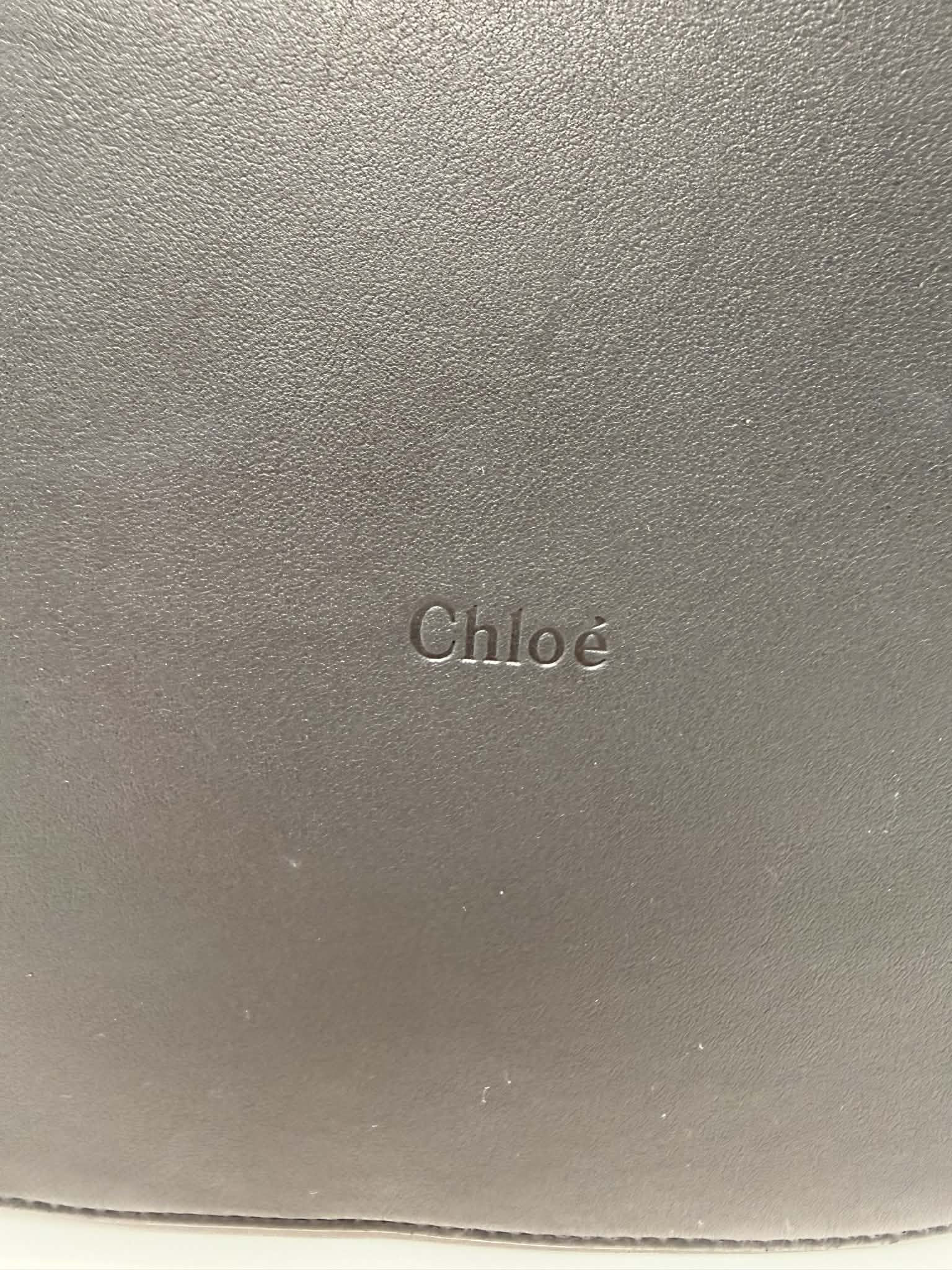 Chloe Key Calf Leather Bucket Bag