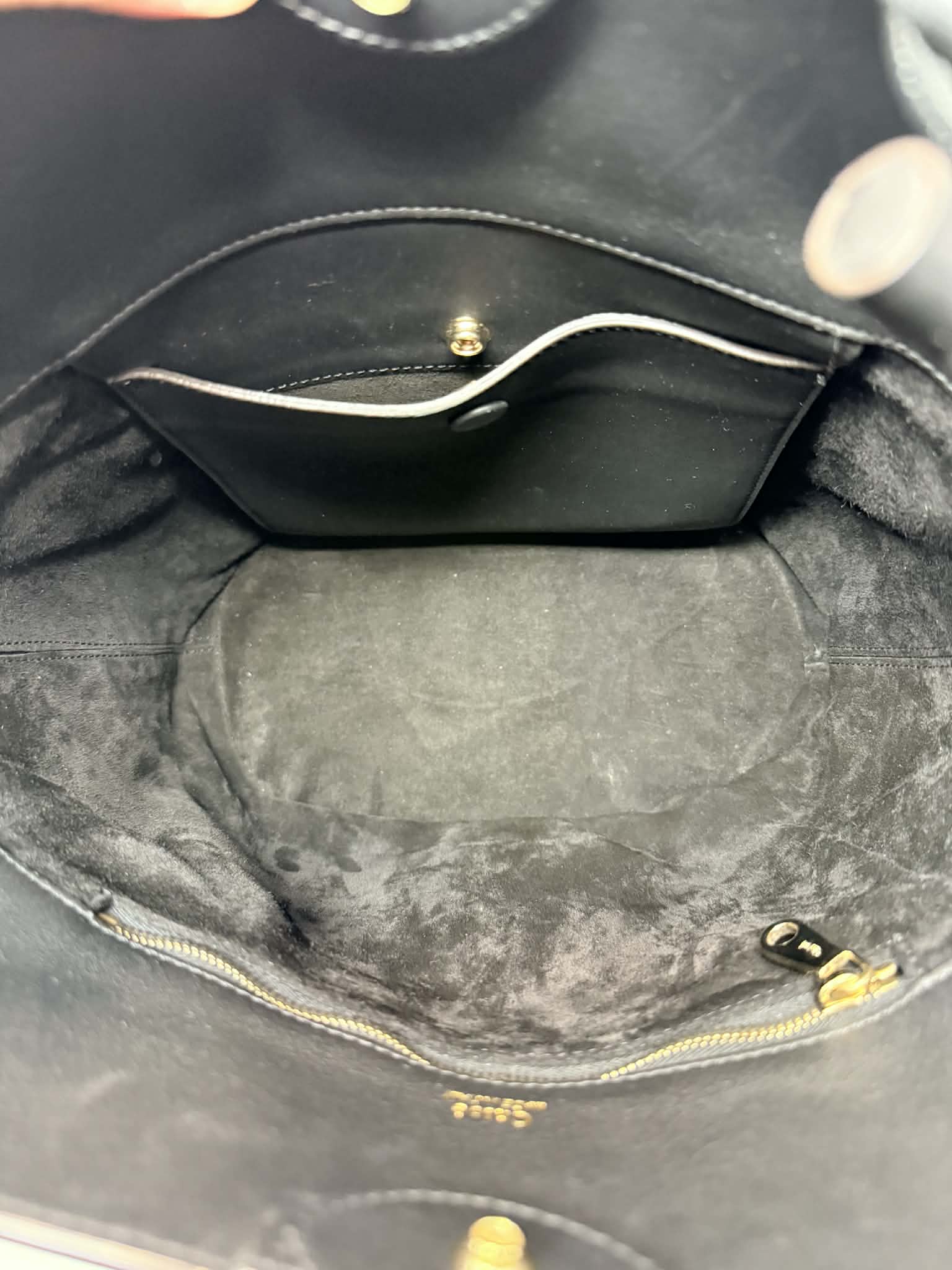 Chloe Key Calf Leather Bucket Bag