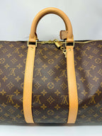Louis Vuitton Monogram Canvas Keepall Bandouliere 50 Duffle