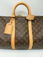 Louis Vuitton Monogram Canvas Keepall Bandouliere 50 Duffle