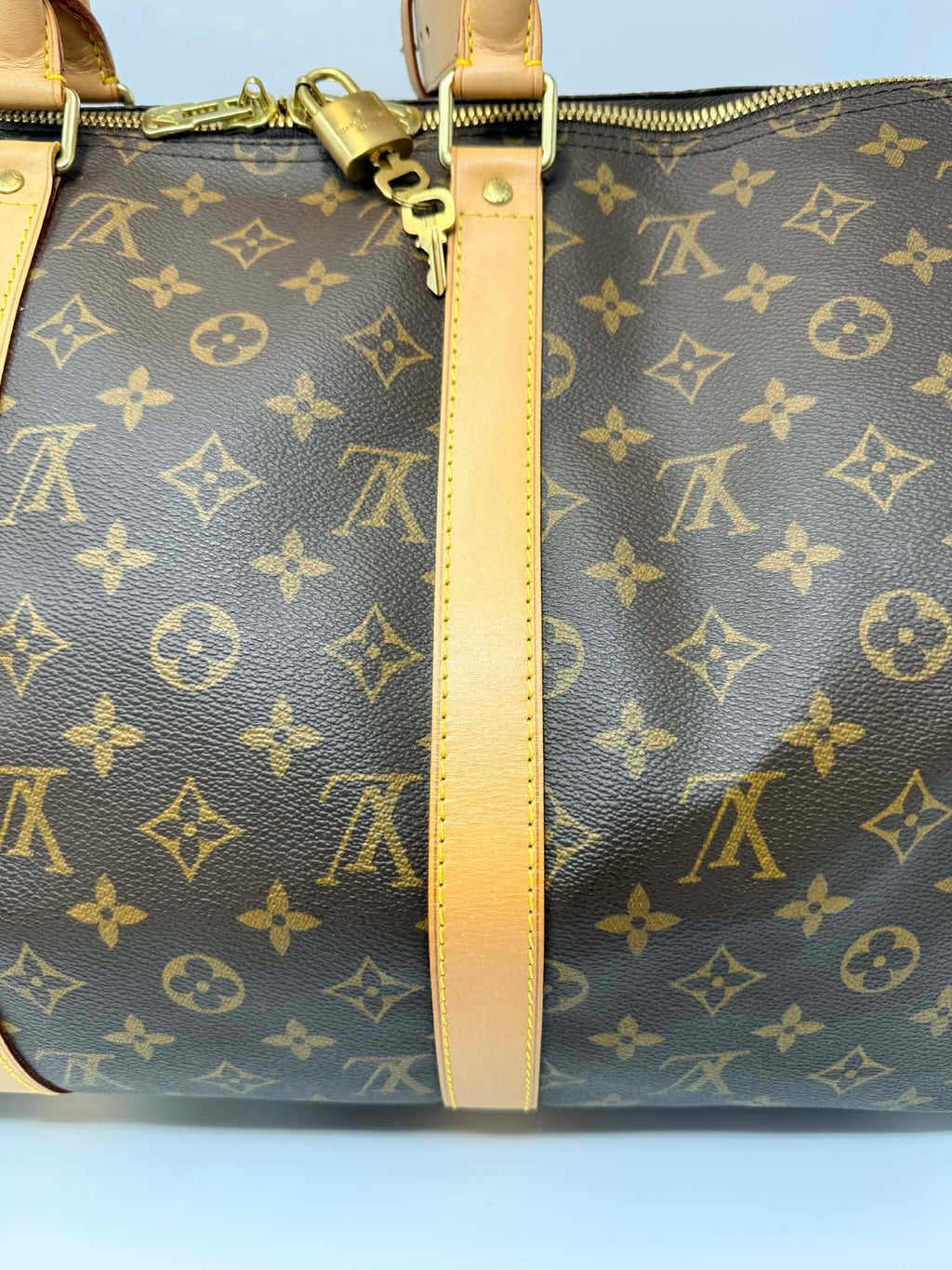 Louis Vuitton Monogram Canvas Keepall Bandouliere 50 Duffle