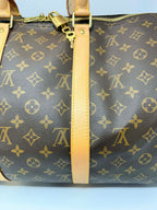 Louis Vuitton Monogram Canvas Keepall Bandouliere 50 Duffle