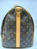 Louis Vuitton Monogram Canvas Keepall Bandouliere 50 Duffle