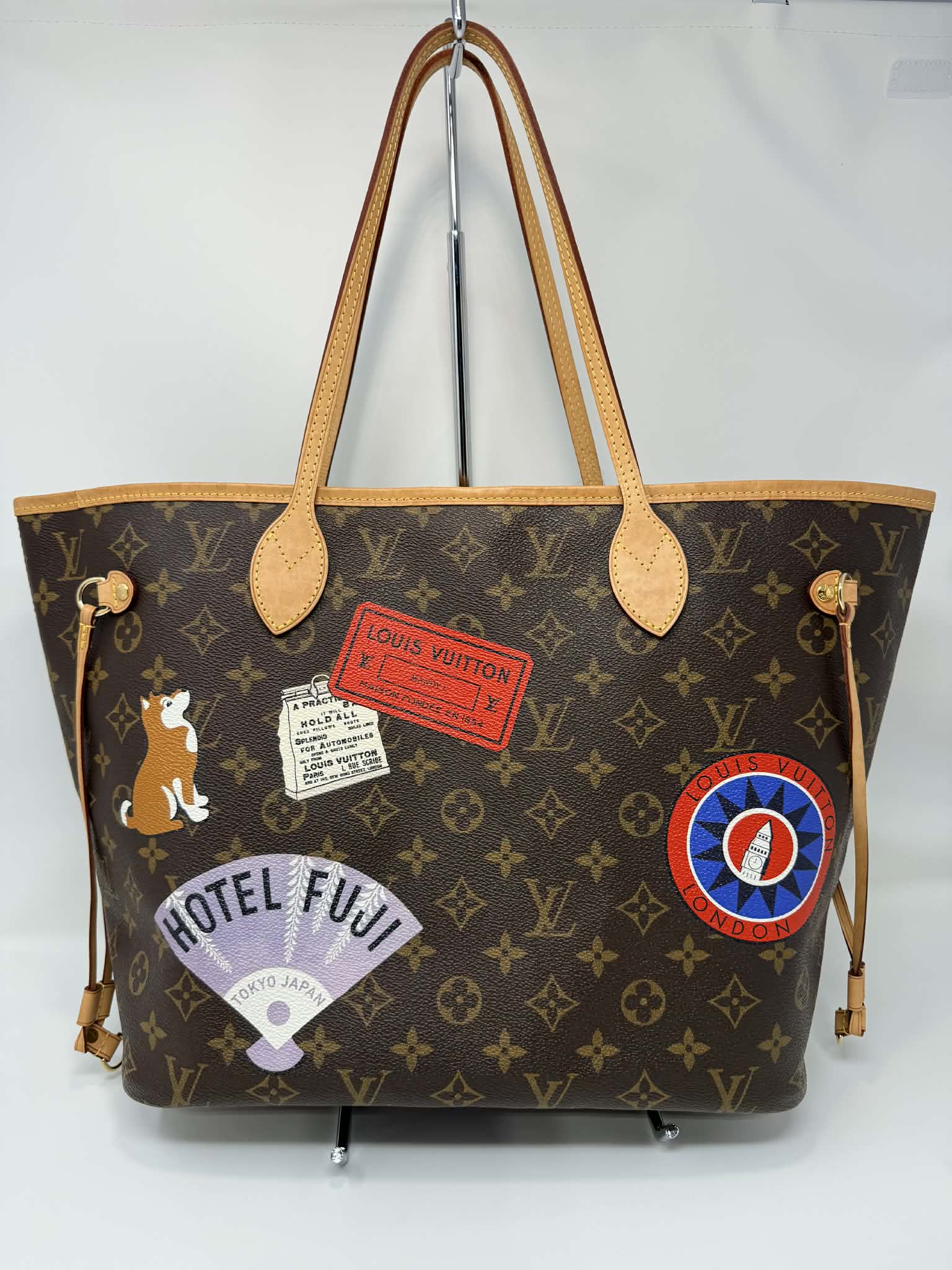 Louis Vuitton Neverfull MM World Tour Limited Edition Shanghai