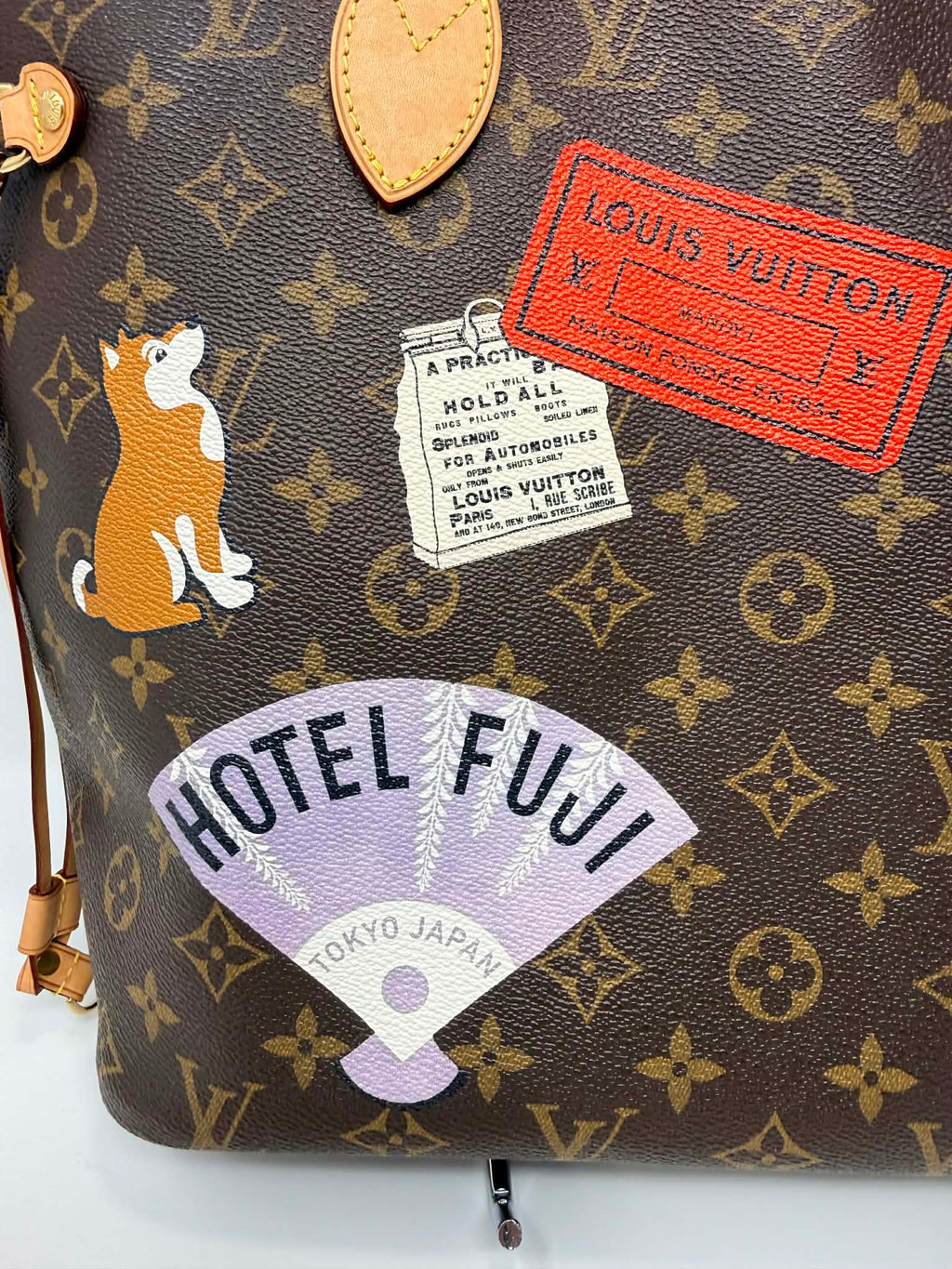 Louis Vuitton Neverfull MM World Tour Limited Edition Shanghai