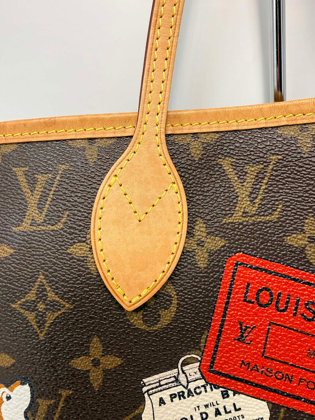 Louis Vuitton Neverfull MM World Tour Limited Edition Shanghai