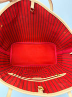 Louis Vuitton Neverfull MM Red Interior