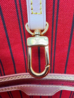 Louis Vuitton Neverfull MM Red Interior