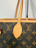 Louis Vuitton Neverfull MM Red Interior