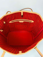 Louis Vuitton Neverfull MM Red Interior
