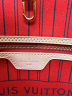 Louis Vuitton Neverfull MM Red Interior