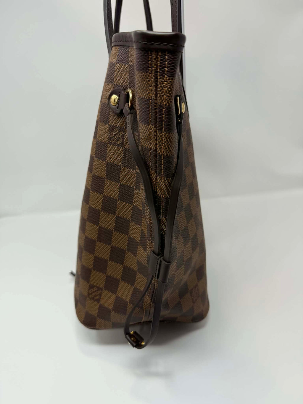 Louis Vuitton Neverfull MM Damier Ebene with Ballerina Pink Interior