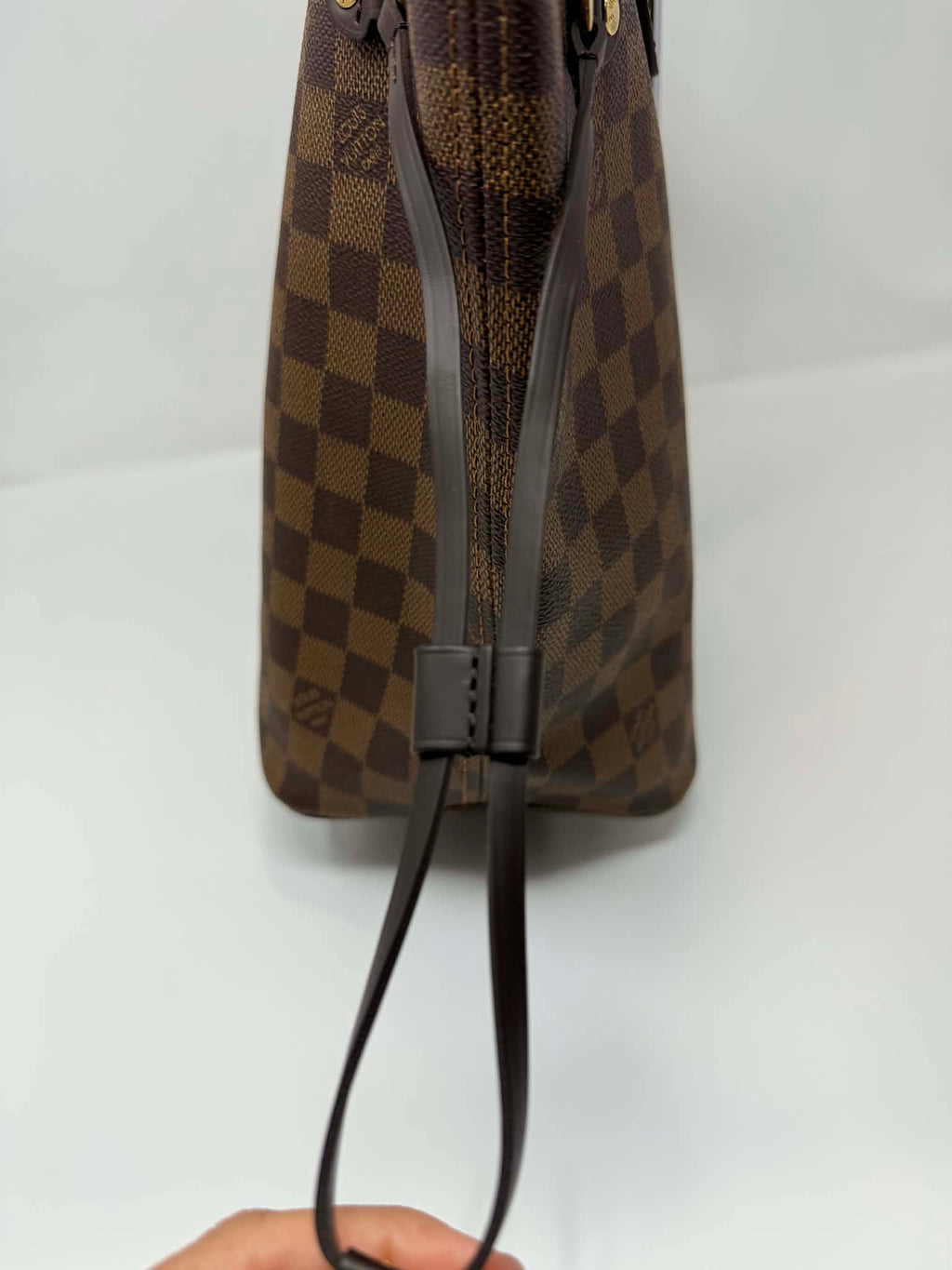 Louis Vuitton Neverfull MM Damier Ebene with Ballerina Pink Interior