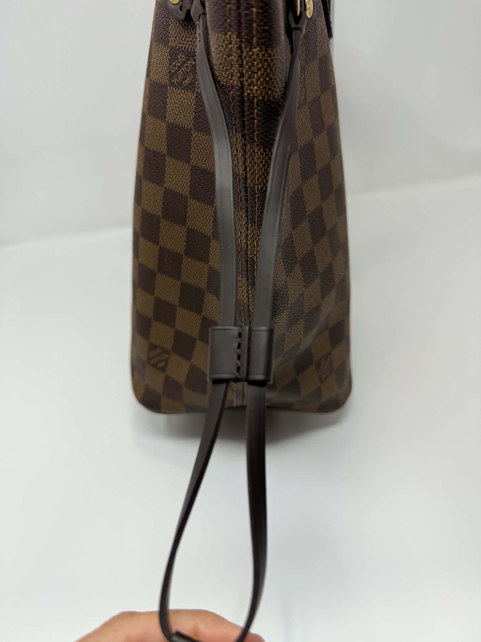 Louis Vuitton Neverfull MM Damier Ebene with Ballerina Pink Interior