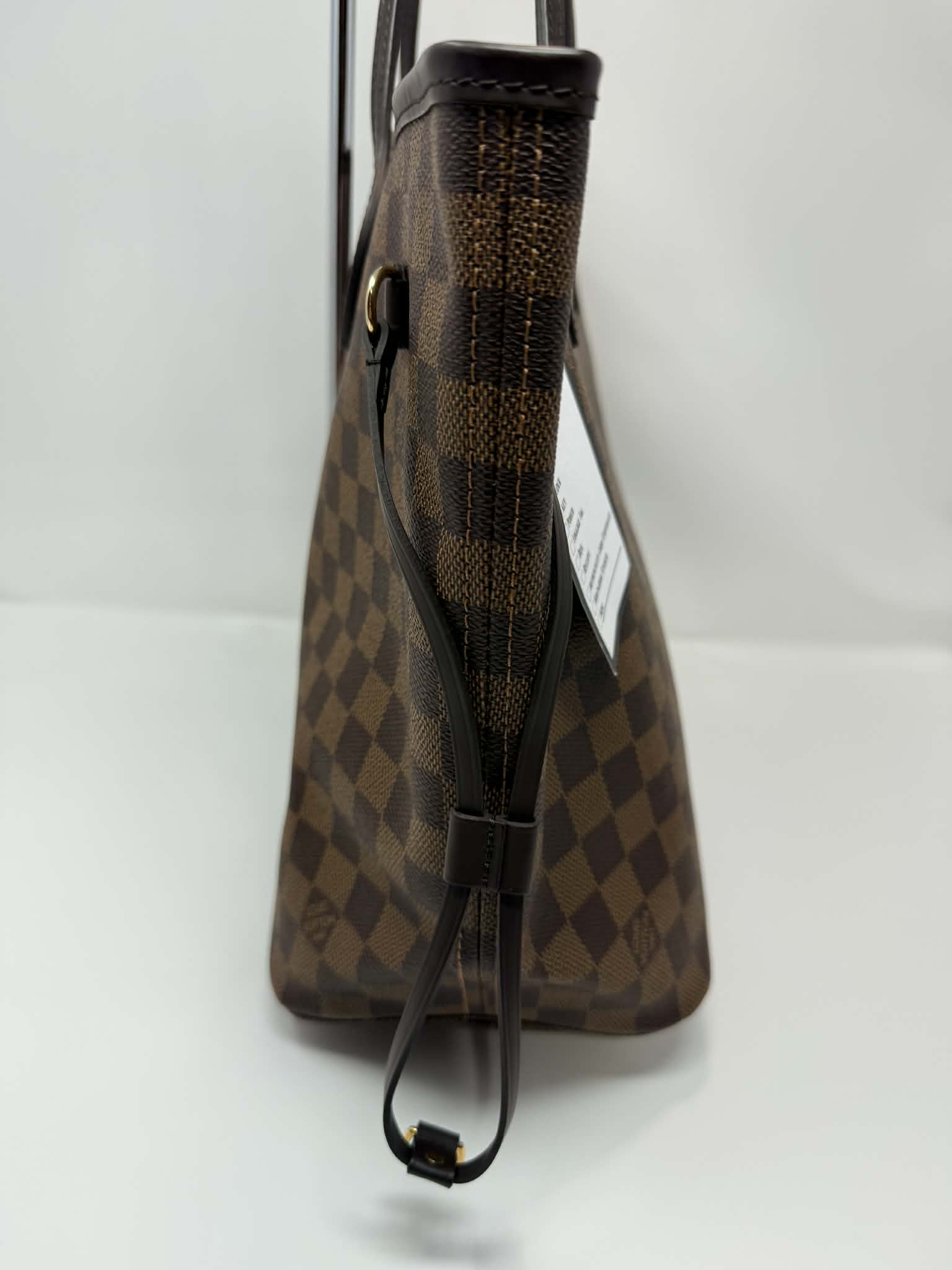 Louis Vuitton Neverfull MM Damier Ebene with Ballerina Pink Interior