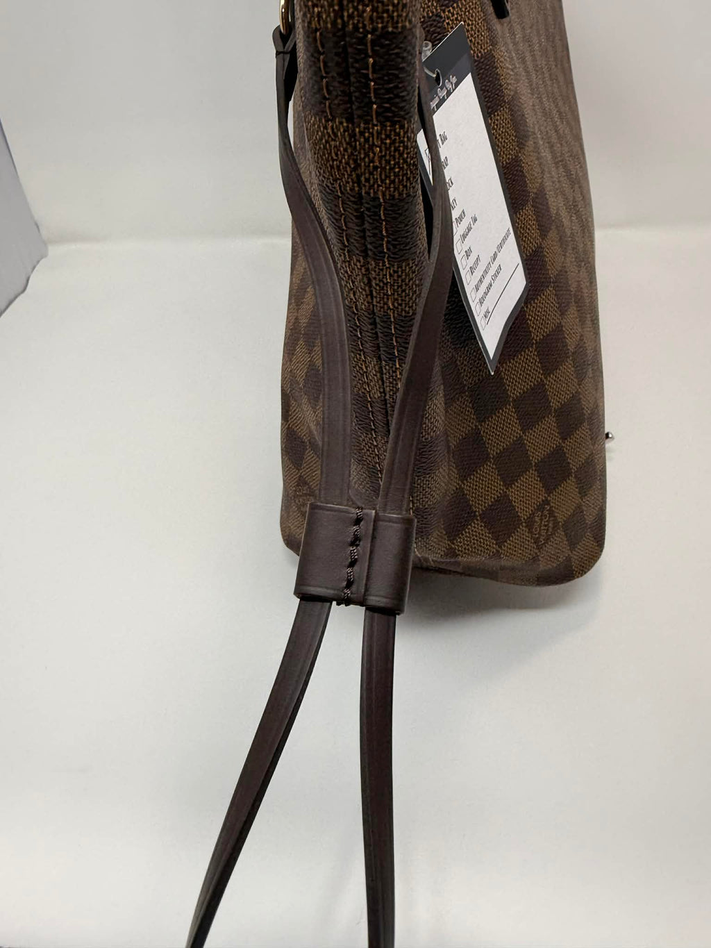 Louis Vuitton Neverfull MM Damier Ebene with Ballerina Pink Interior