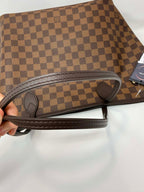 Louis Vuitton Neverfull MM Damier Ebene with Ballerina Pink Interior