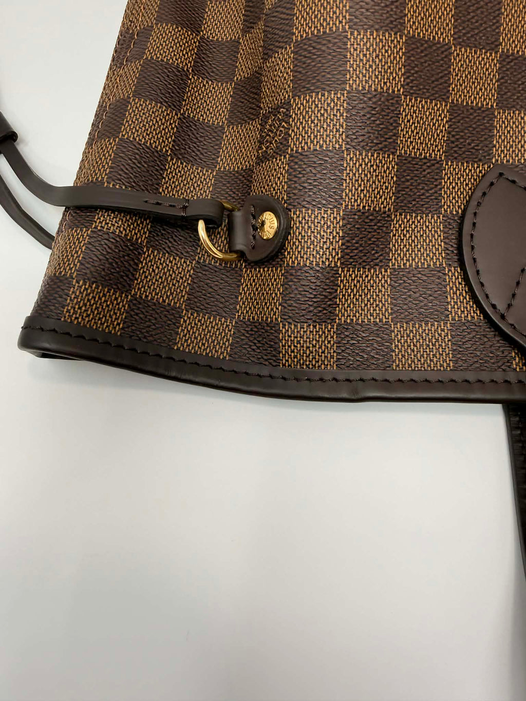 Louis Vuitton Neverfull MM Damier Ebene with Ballerina Pink Interior