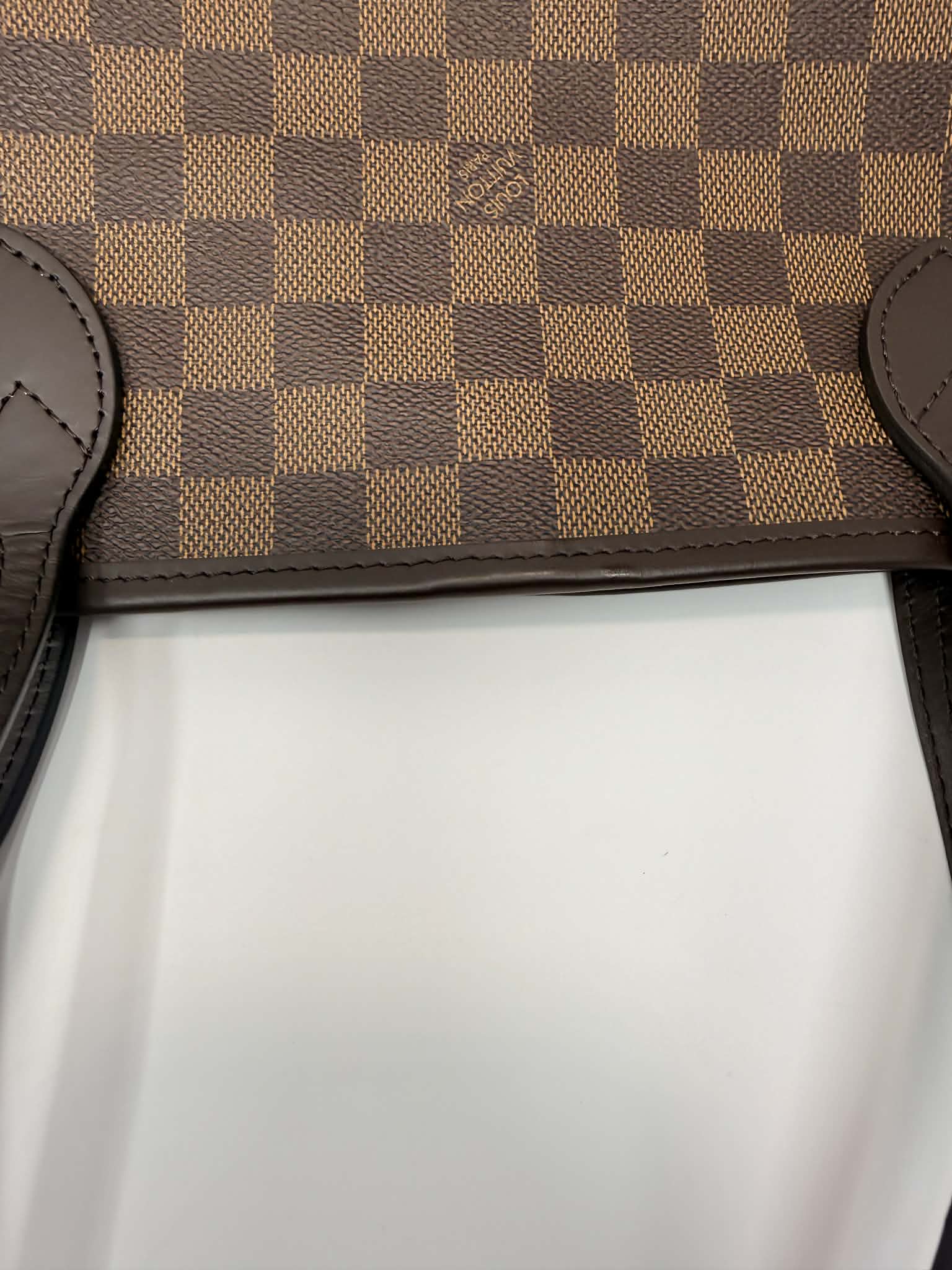 Louis Vuitton Neverfull MM Damier Ebene with Ballerina Pink Interior
