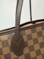 Louis Vuitton Neverfull MM Damier Ebene with Ballerina Pink Interior