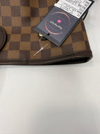 Louis Vuitton Neverfull MM Damier Ebene with Ballerina Pink Interior