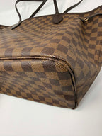 Louis Vuitton Neverfull MM Damier Ebene with Ballerina Pink Interior