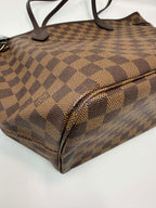 Louis Vuitton Neverfull MM Damier Ebene with Ballerina Pink Interior