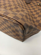 Louis Vuitton Neverfull MM Damier Ebene with Ballerina Pink Interior