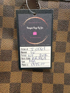 Louis Vuitton Damier Ebene Neverfull MM Ballerina Pink Interior