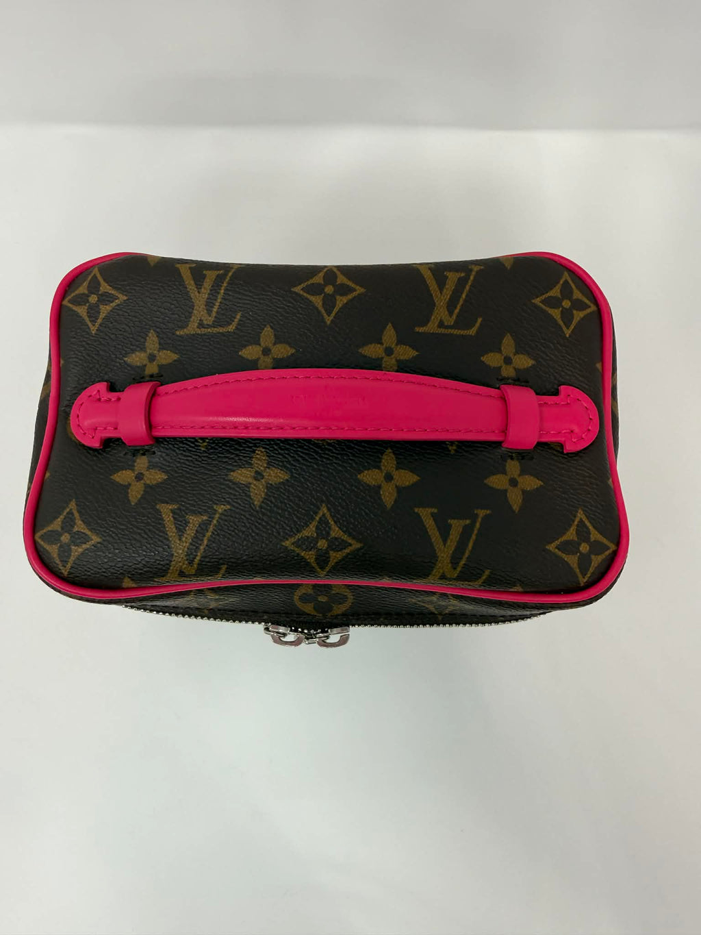 Louis Vuitton Monogram Macassar Nice Mini Fuchsia