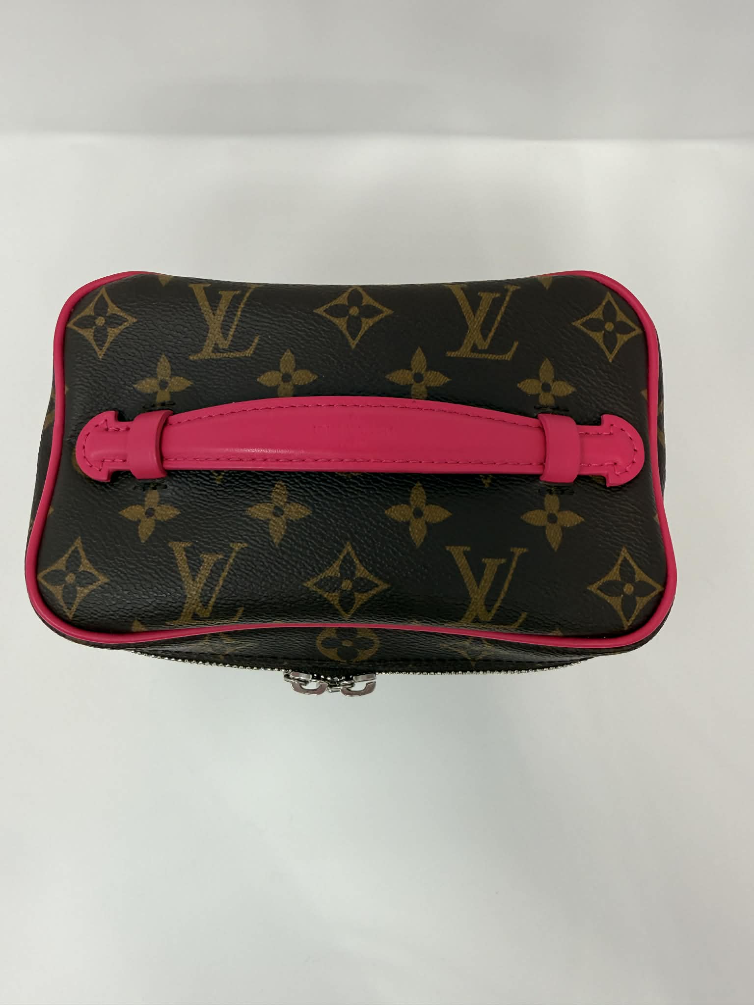 Louis Vuitton Monogram Macassar Nice Mini Fuchsia