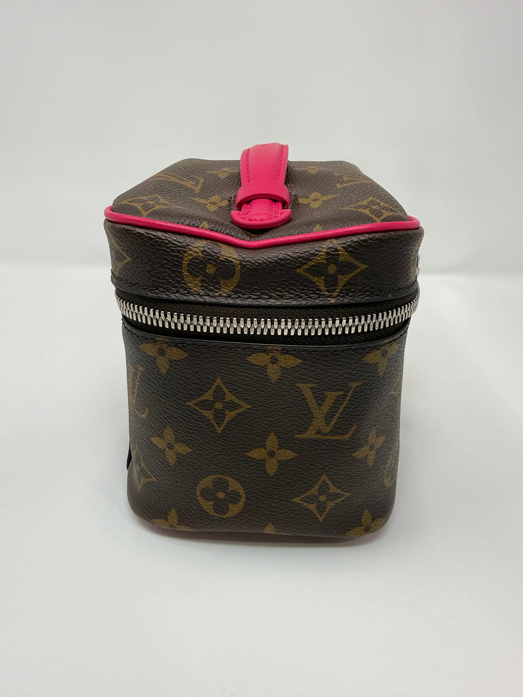 Louis Vuitton Monogram Macassar Nice Mini Fuchsia
