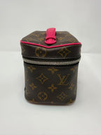 Louis Vuitton Monogram Macassar Nice Mini Fuchsia