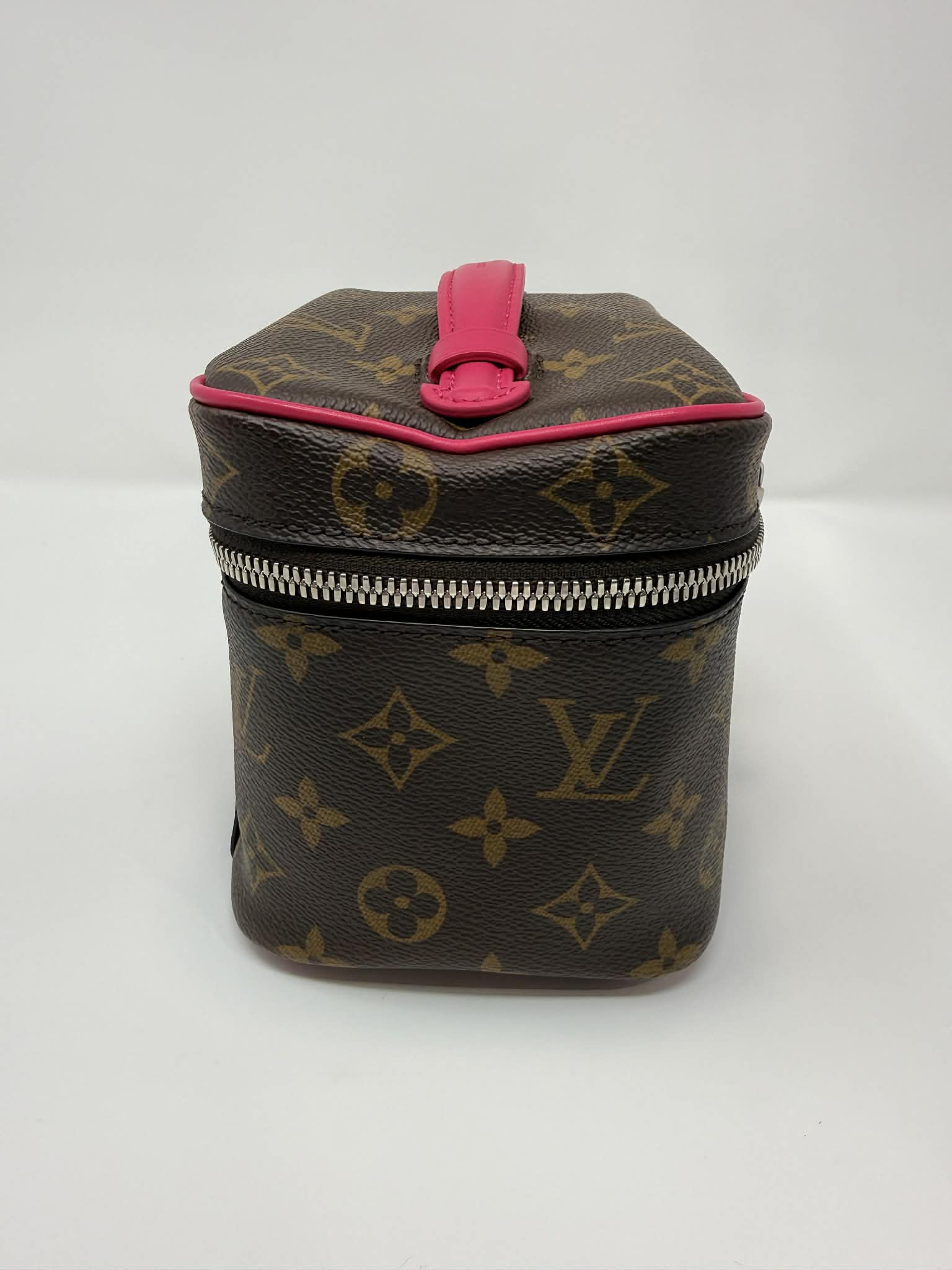 Louis Vuitton Monogram Macassar Nice Mini Fuchsia
