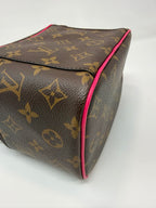 Louis Vuitton Monogram Macassar Nice Mini Fuchsia