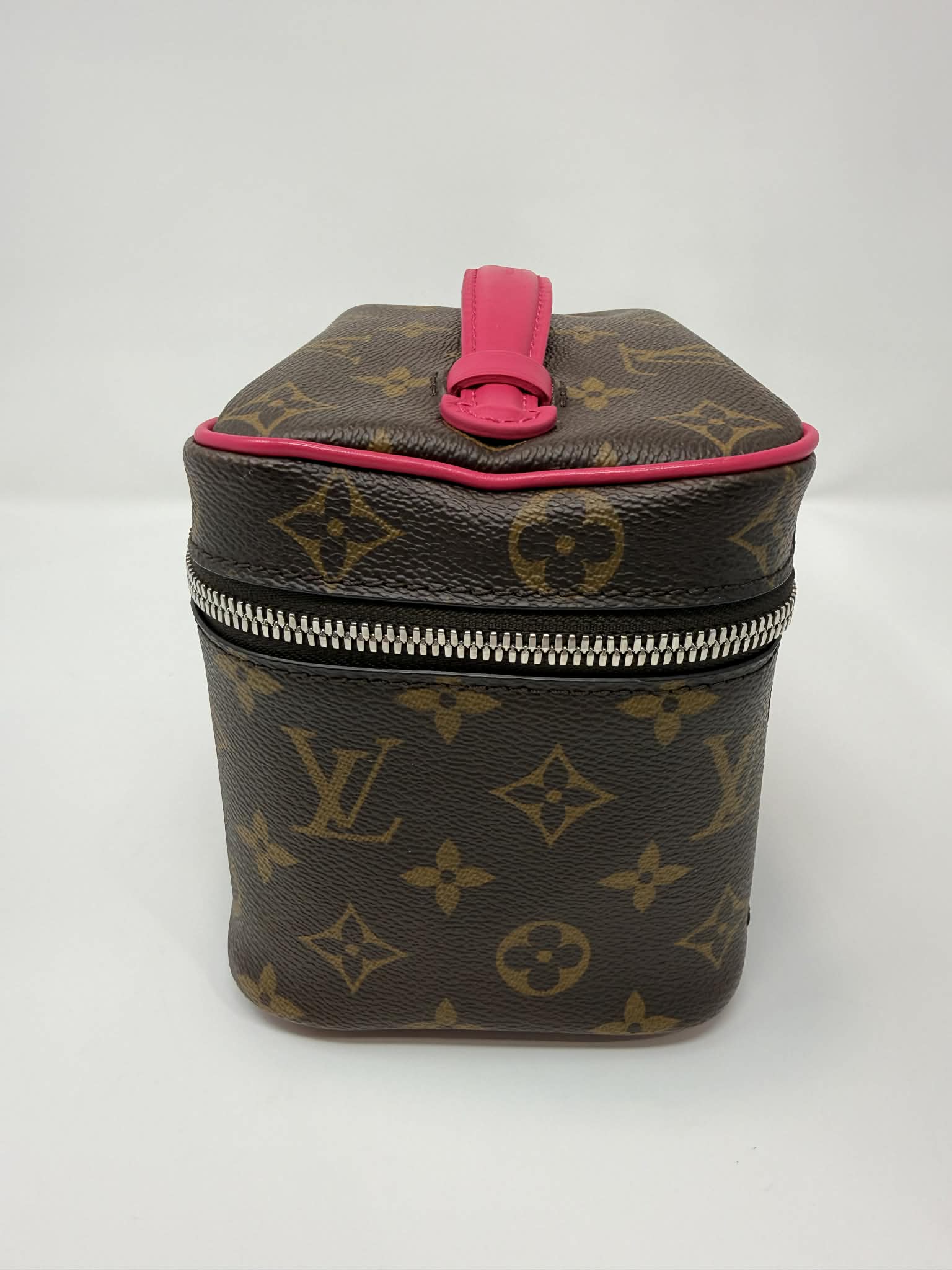 Louis Vuitton Monogram Macassar Nice Mini Fuchsia